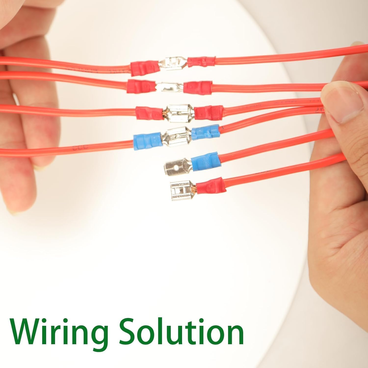 280Pcs Crimp Connectors Multipurpose Waterproof Electrical Wire Terminals,Contains Pair of Crimping Pliers Insulated Crimp Heat Shrink Wire Connectors Male and Female Spade Connector Kit Tool image number 6