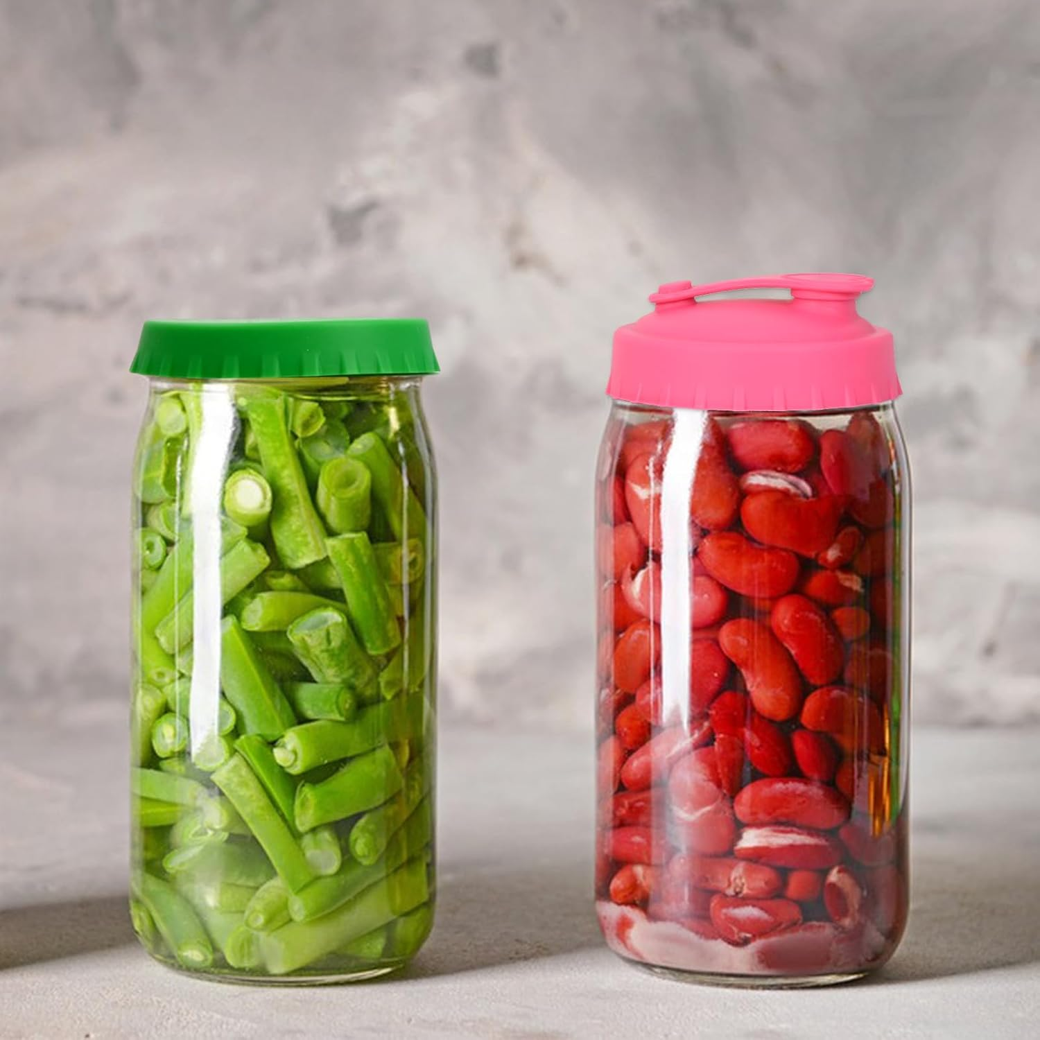 6 Pcs Silicone Can Lid Covers, 2 Styles Can Protector Lid, Dust-Proof and Leak-Proof Silicone Can Cover, Reusable Silicone Sealer Cap, Silicone Can Stopper for Standard Soda, Beer, Cola Cans(6 Colors) image number 5