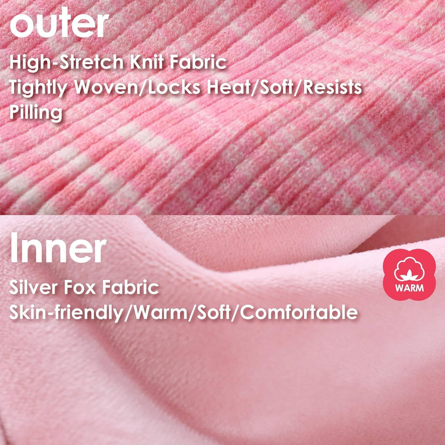 LOKZEER Kids Winter Hat Gloves Scarf Set: Warm Fleece Lined Beanie Hat Knit Gloves & Neck Warmer for Boys and Girls Ages 5-10 Children image number 4