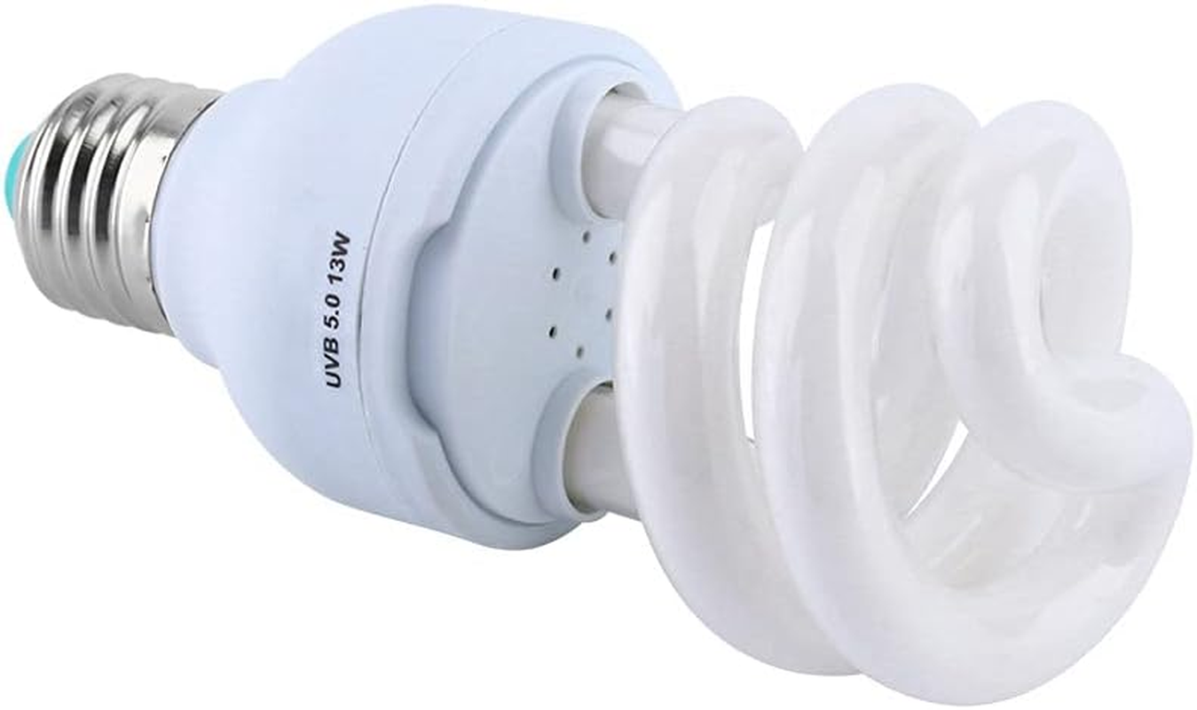 13W UVB 5.0 E27 Base Energy Saving Tortoise Snake Reptile Light Bulb UV Lamp for Reptile Terrariums image number 6