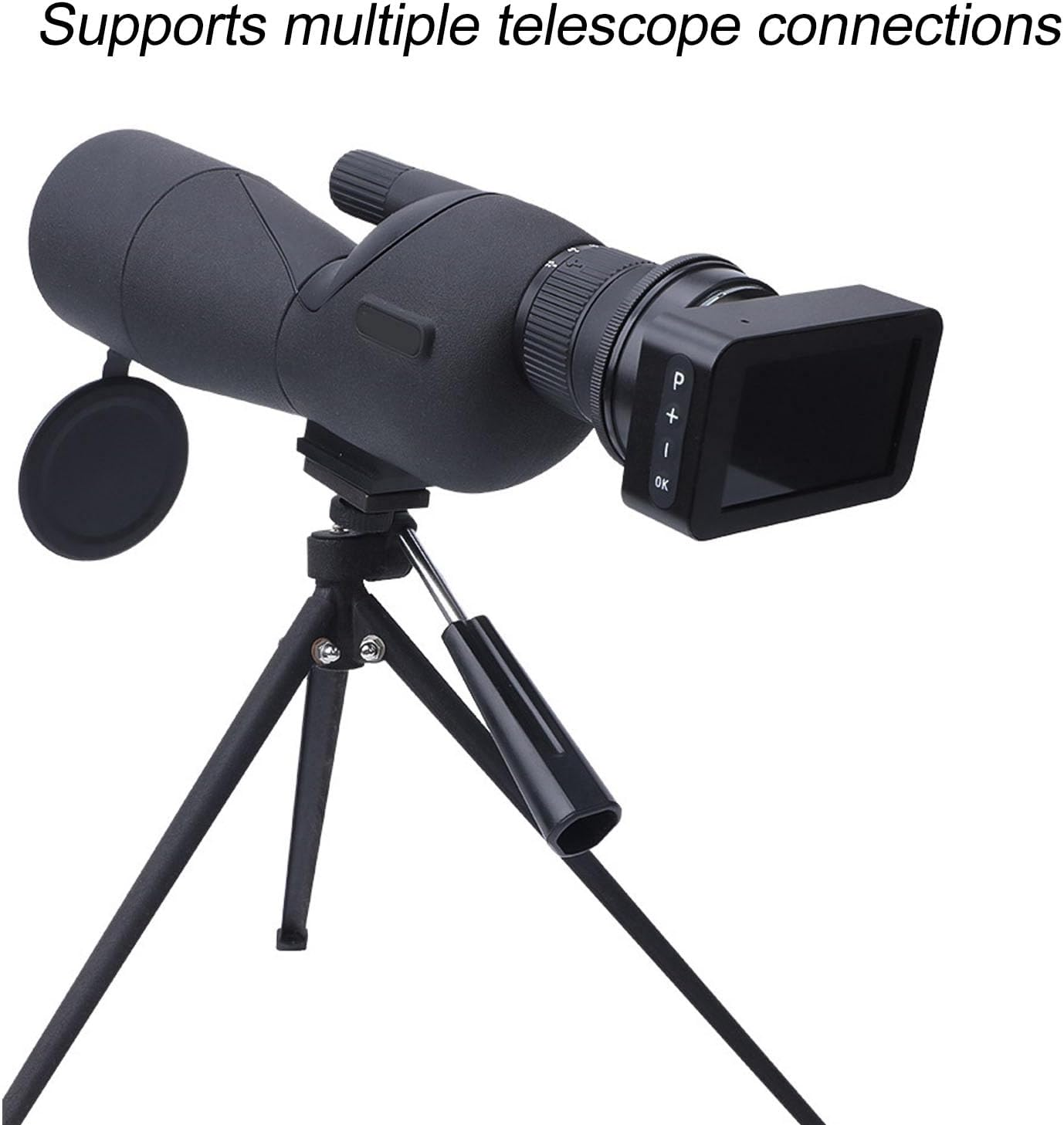 4K Electronic Telescope Eyepiece Camera with 3Inch Screen, Night Vision & 128GB Storage for Astronomy image number 2