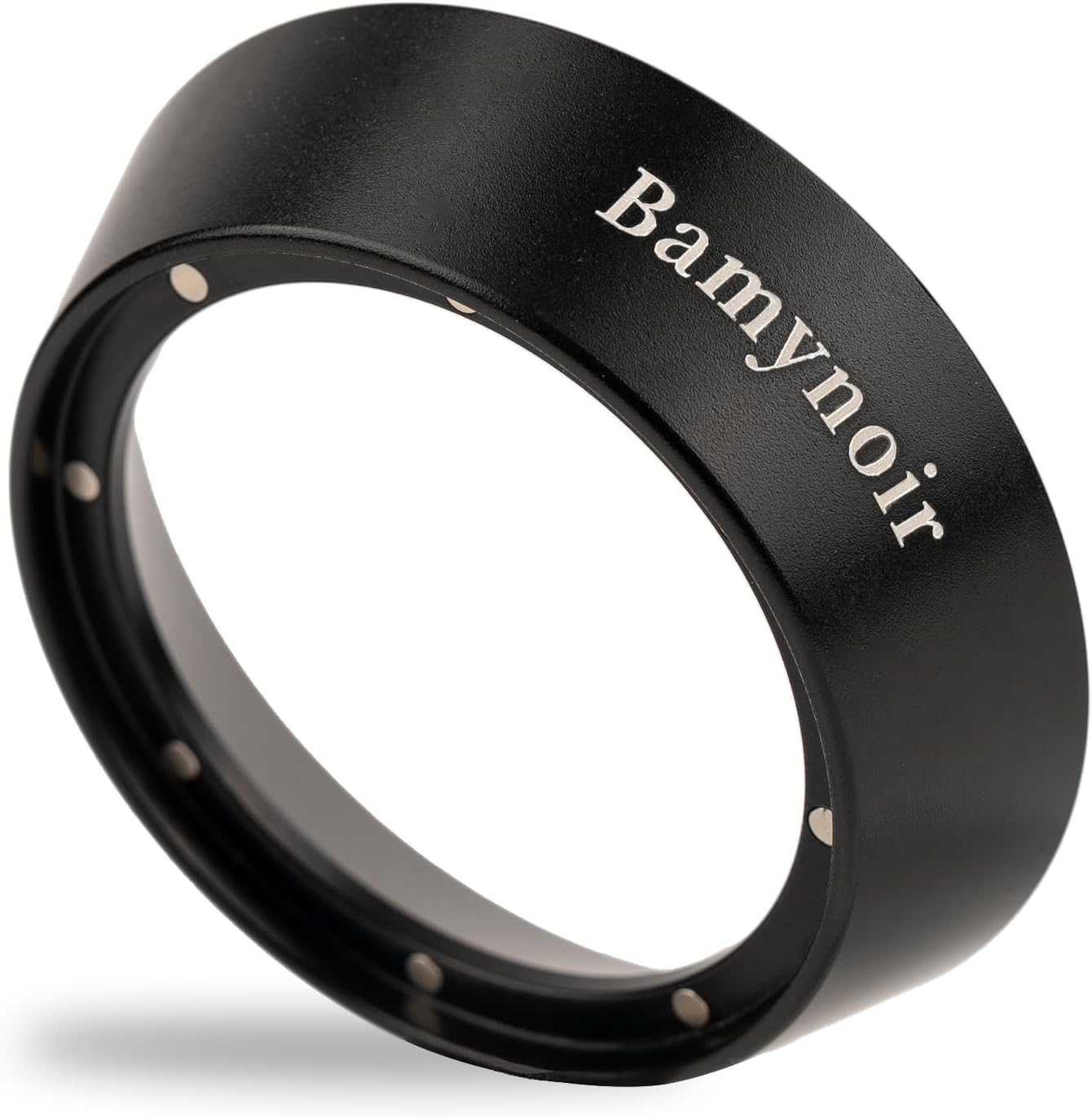 Bamynoir 58Mm Magnetic Dosing Funnel Compatible with 58Mm Protafilter,Espresso Coffee Dosing Ring - 20Mm Anodized with 8 Neodymium(Black) image number 5