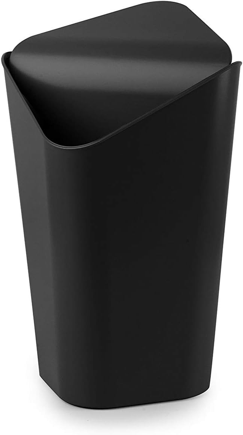 Umbra Corner CAN Swing Lid Square Trash Can Trash Can Dust Bin 5L Compact Black image number 2
