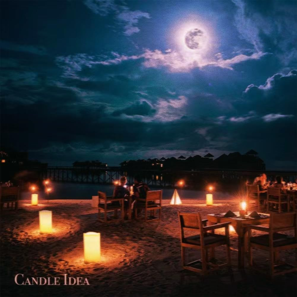 3PCS 4" 5" 6" Waterproof LED Flameless Timer Candles, 1000 Hours Long Battery Life/Flickering Battery Operated Electric Outdoor LED Large Pillar Candle for outside Lantern Festival Decor Etc.