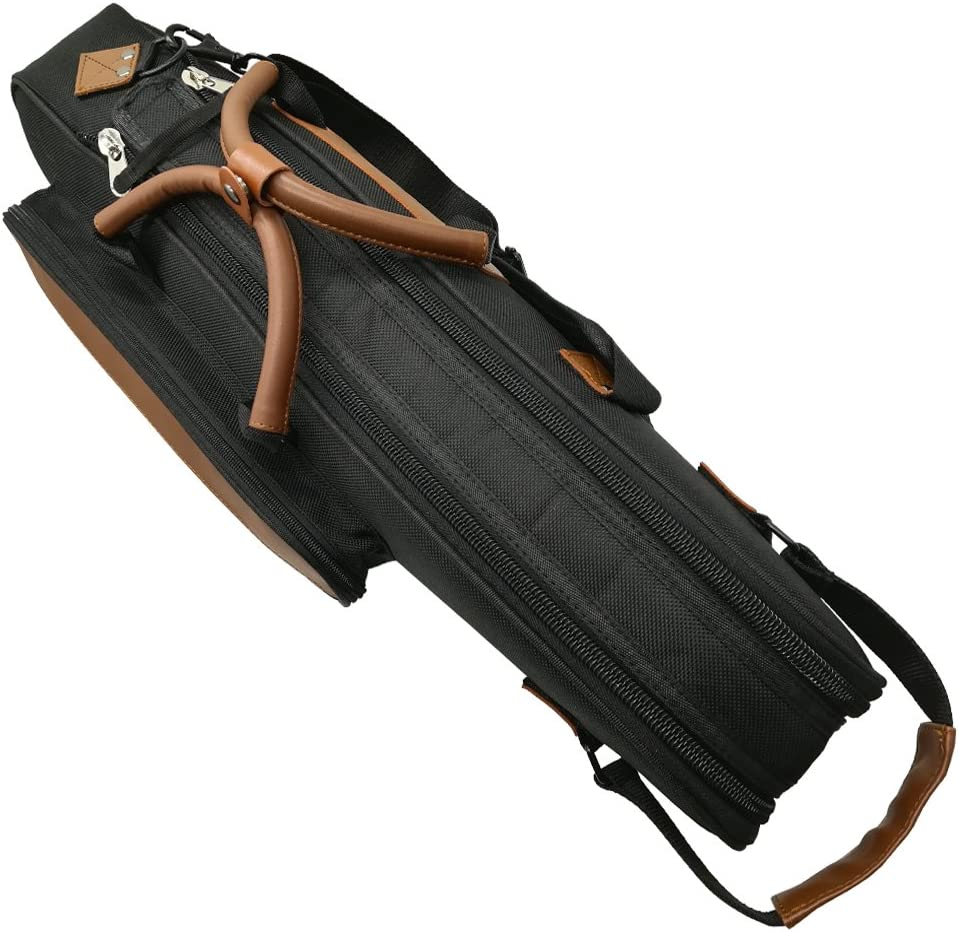 Alto Saxophone Case Soft Sax Gig Bag 1200D Oxford Cloth 15Mm Padded Carrying Backpack