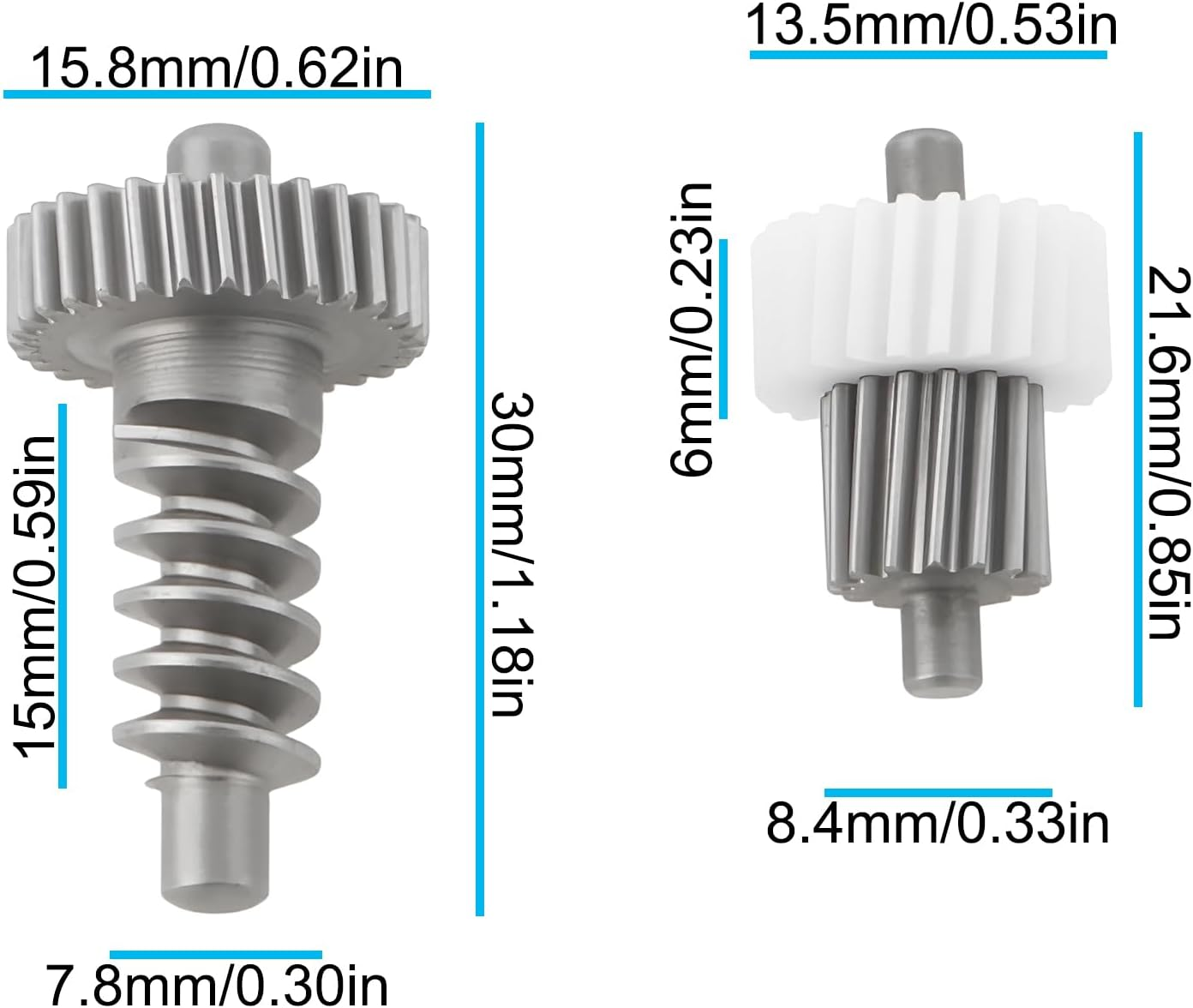 2Pcs Power Folding Side Mirror Motor Gear Compatible with Hyundai Equus 2009-2015 image number 5