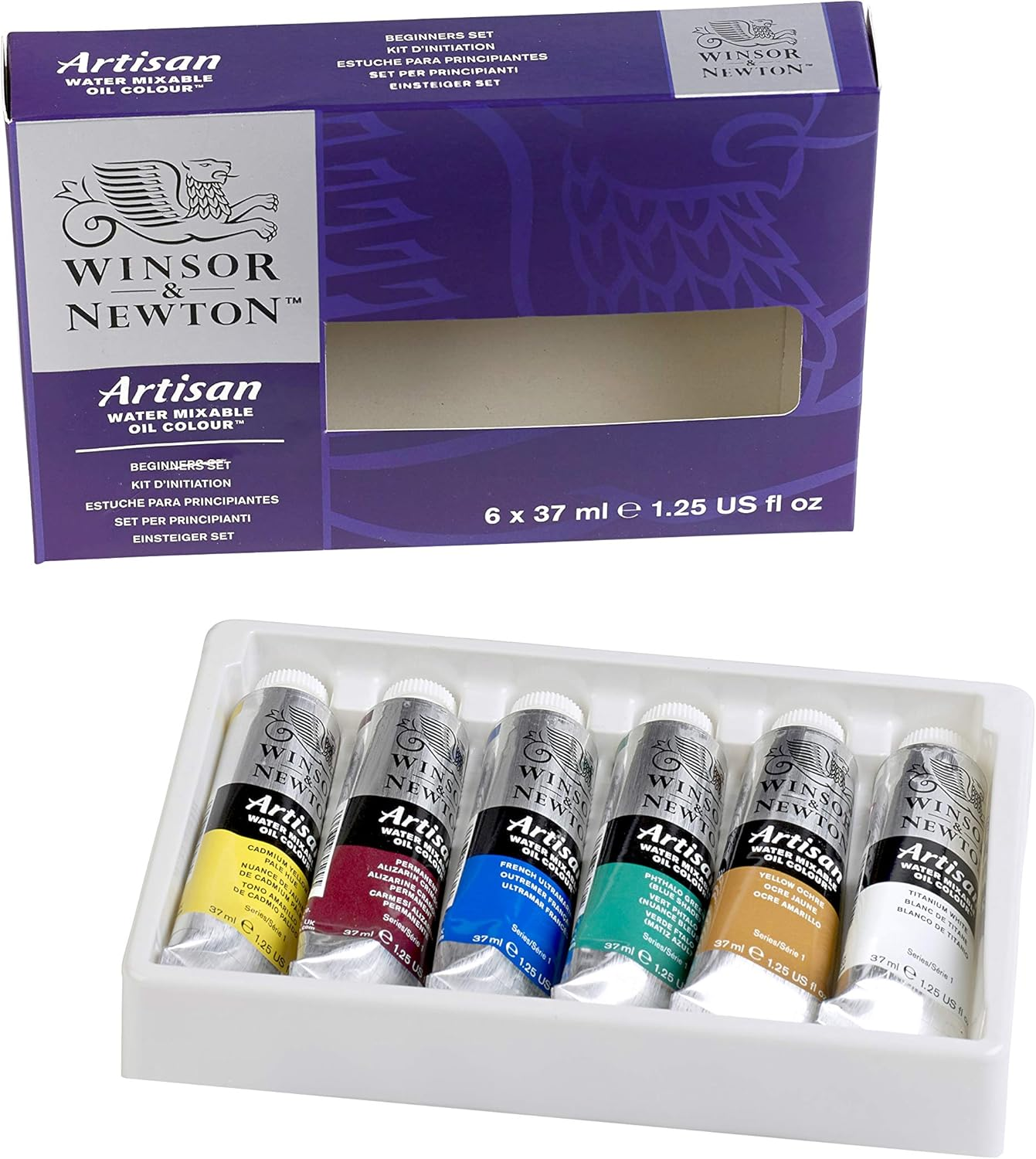 Winsor & Newton Artisan Water Mixable Oil Colour Beginners Set, Multicolor image number 3
