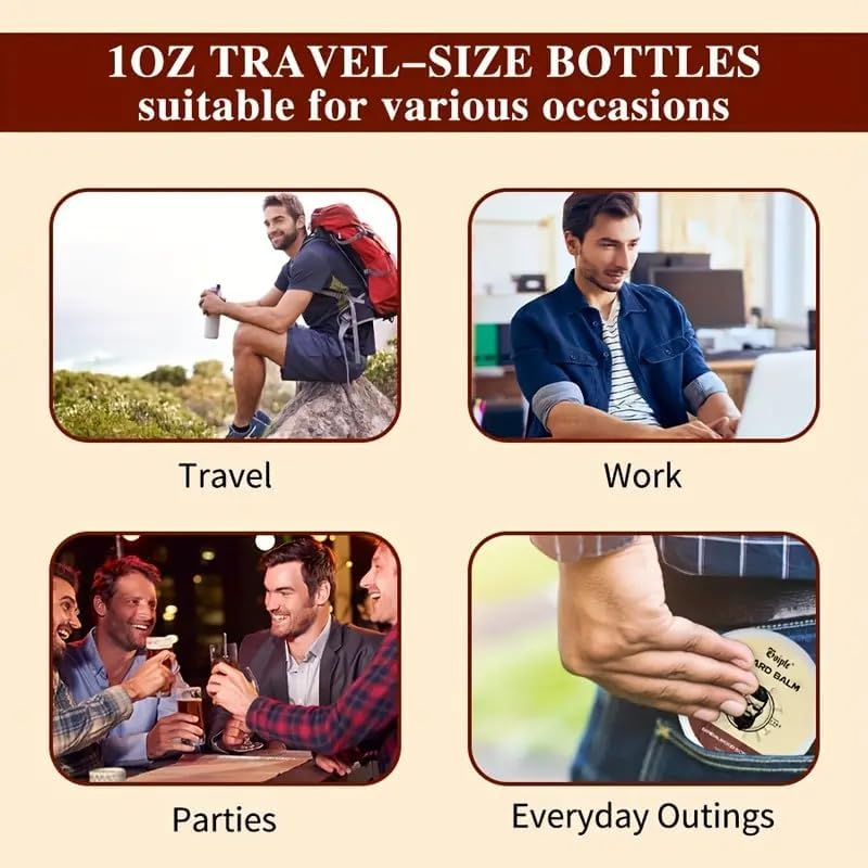 Goiple Beard Balm, Sandalwood Scent, Moisturising Beard Care, 30G image number 1