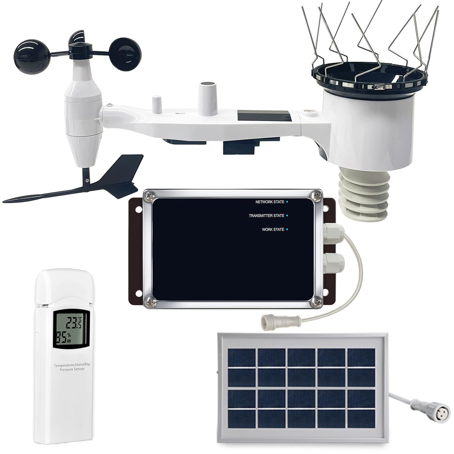 Pantech Weather Station Wiless Australia WS6006 + WS-ACC03 -Professional-4G Gen 3 Iot-3G/4G Cellular-Wireless Weather Station-Sensor and Gateway 433.92MHZ- 4G Network image number 3