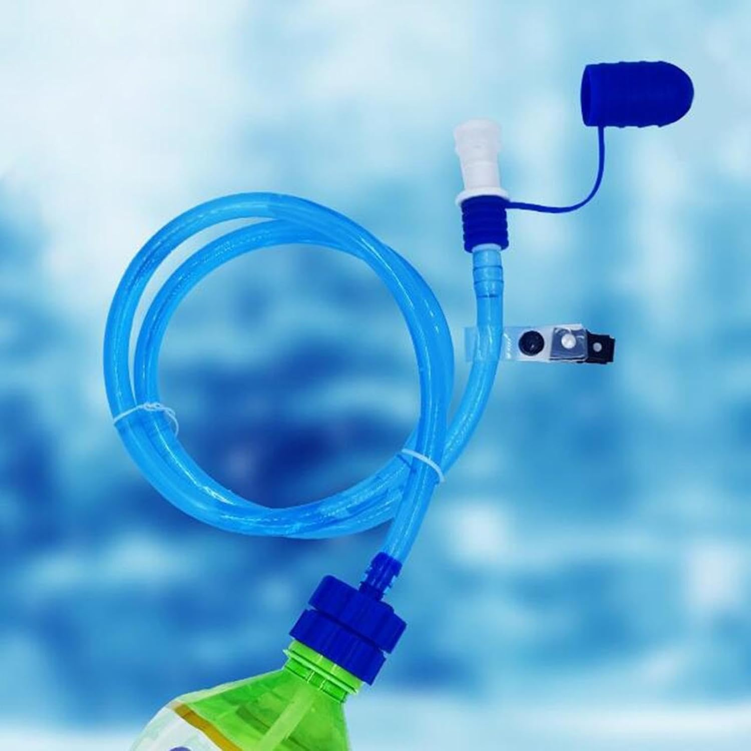 Water Bottle Drink Tube Water Bottle Drinking Tube with Double Adapter Hydration System Drink Tube System Hose Kit Water Bottle Tube Adjuster for Cycling Trekking Fishing Boating Camping image number 4