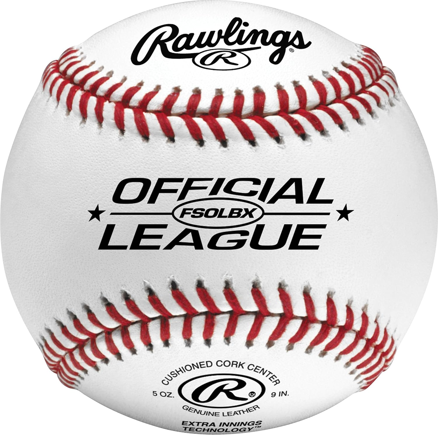 Rawlings | Flat Seam Practice Baseballs | FSOLBX | High School | 12 Count