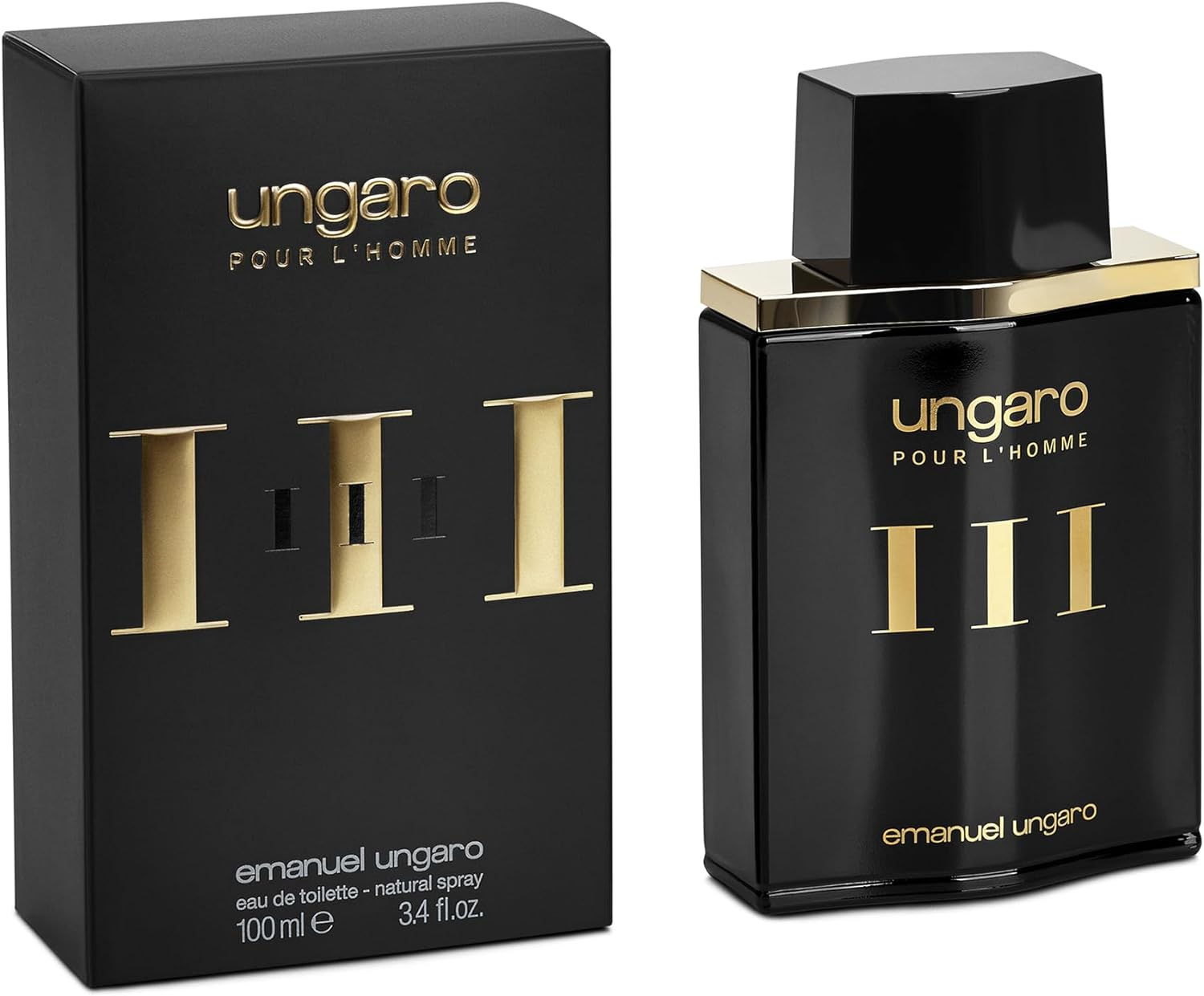 Emanuel Ungaro Pour Homme Iii Homme Men Eau De Toilette, 100Ml (123283) image number 3