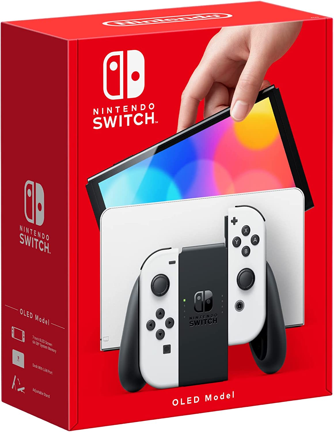 Nintendo Switch Console OLED Model - White image number 2