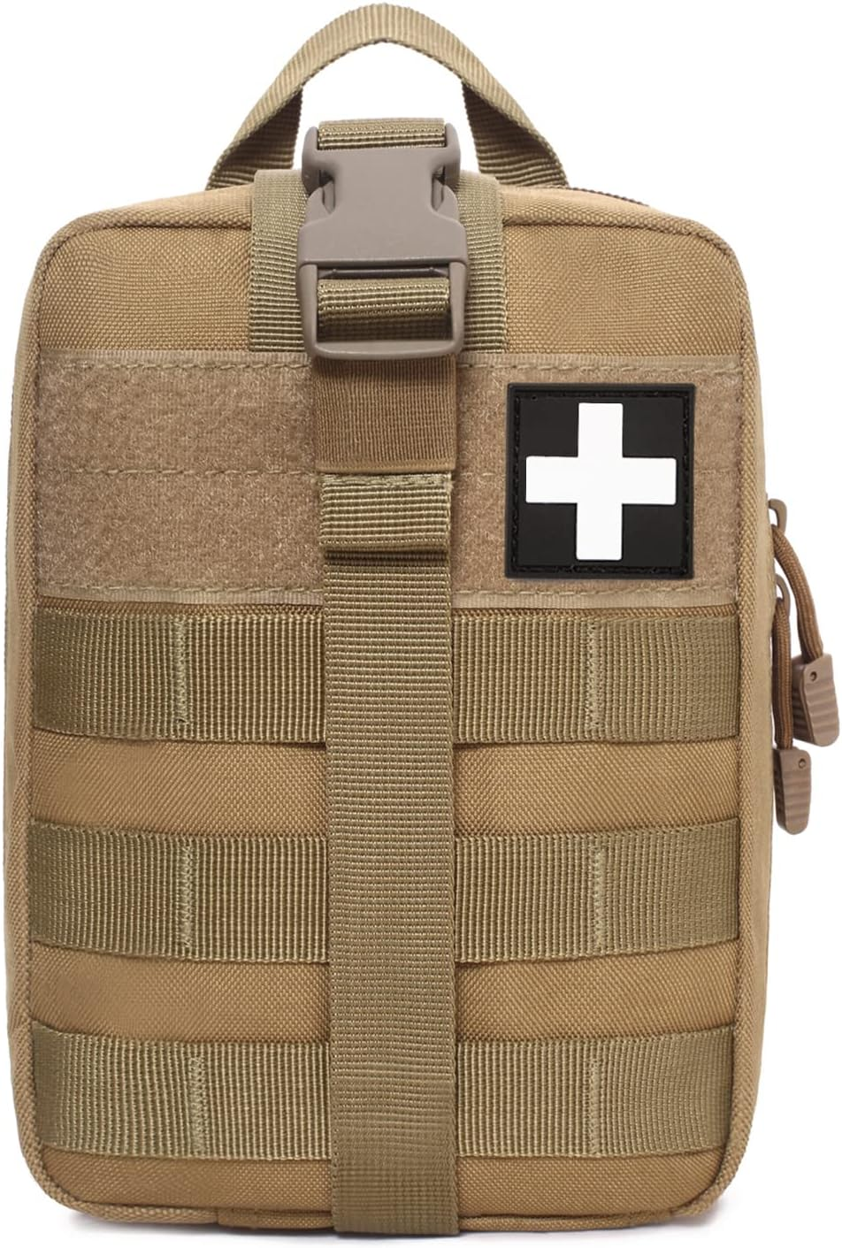 Honestptner Upgraded Outdoor Wear-Resistant Oxford Cloth Medical Pouch, Rugged Mountain Adventure First Aid Molle, Tactical Storage Pocket, Army Fans Survival Pouch, Tactical Medical Pouch