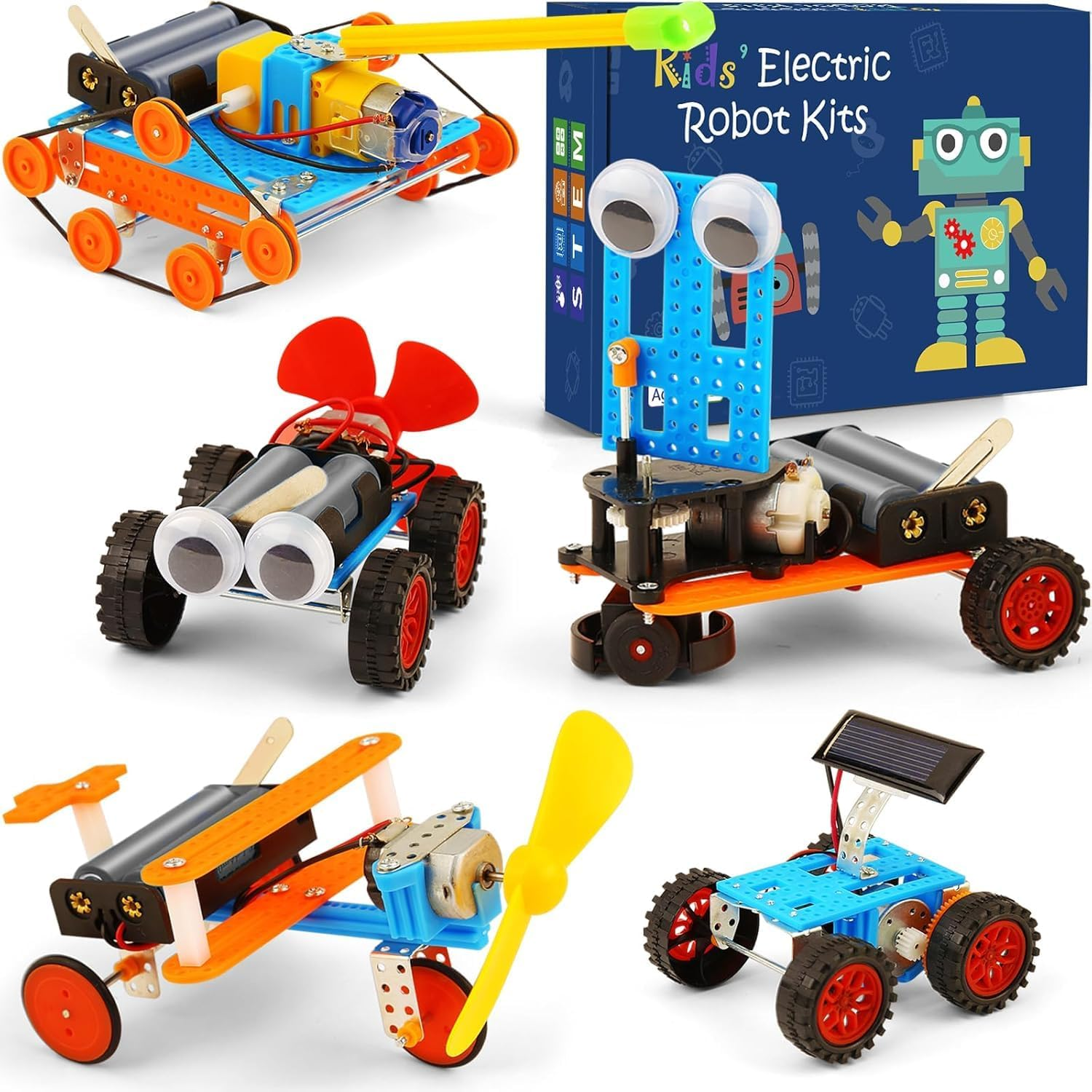 STEM Toy Kits for Kids Ages 6-12, Learning & Education Robot Building Craft Toys for Boys and Girls, Science Engineering Kits for 6 7 8 9 10 11 12 Year Old Children as Christmas/Birthday Gift image number 2