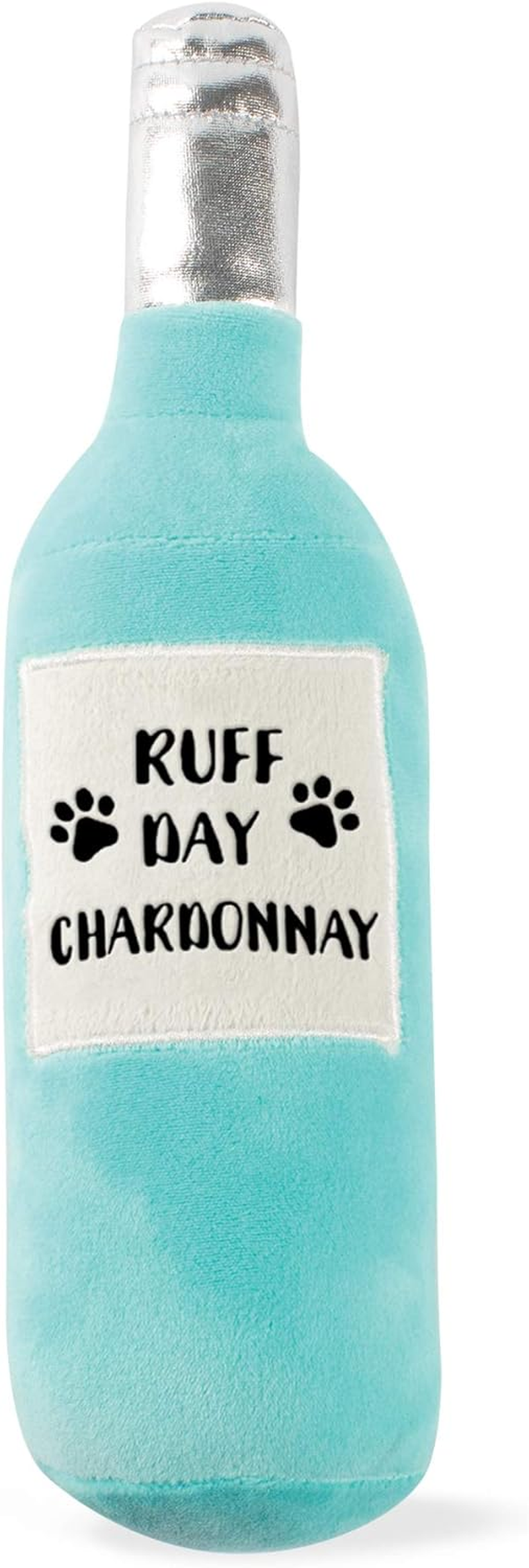 Fringe Studio Dog Toy, Ruff Day Chardonnay-Plush Pet Toy (289387)