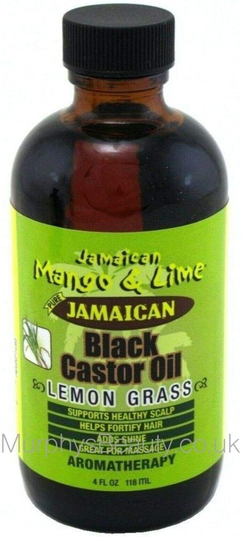 Jamaican Mango & Lime Black Castor Oil Lemon Grass 118Ml (4Oz)