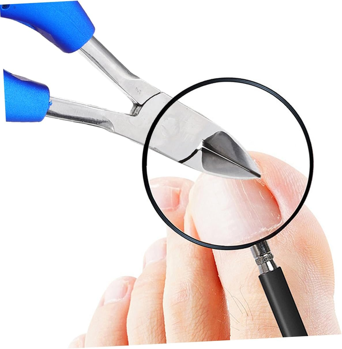 WEKADRIN 1Pc Grip Toenail Clippers Ergonomic Design for Thick Toe Nails Nail Cutter for Manicure and Pedicure for Seniors and Home Use image number 4