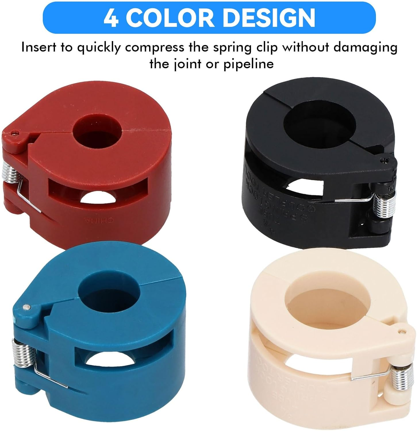 25Pcs Automotive Fuel Line Disconnect Tool Kit, AC & Transmission Fuel Line Removal Tool Set, Master Quick Disconnect Tool Set Compatible with Ford Chevy GM More Standard SAE Sizes image number 6