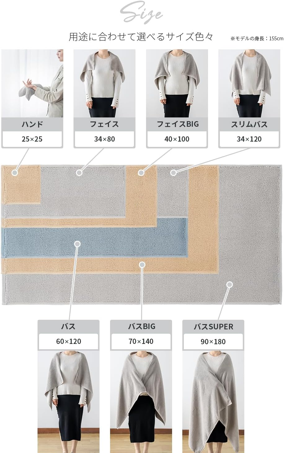 AIFY Face Towels, Set of 10, Thick, Lightweight, Quick Drying, Durable, Fluffy Cotton, Hair Resistance, Antibacterial, Odor Resistant, Instant Absorption, Hotel Specifications, Plain, Gentle on Hair image number 6