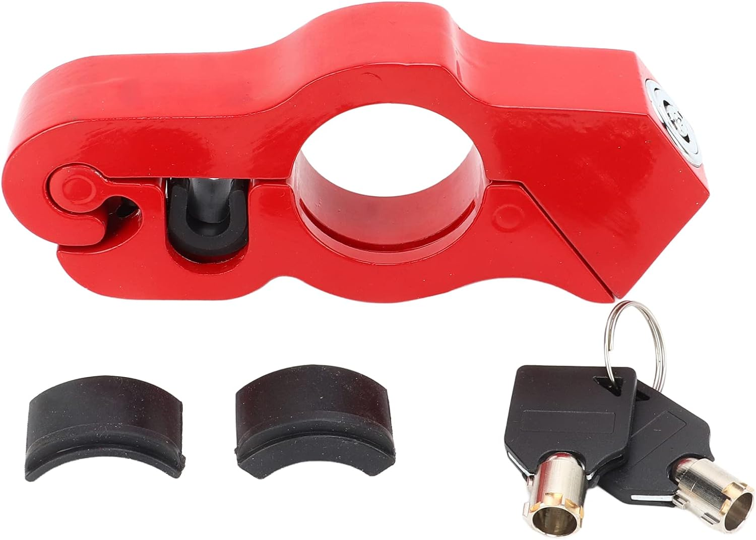 Motorcycle Handlebar Lock, Tamper Resistant Weatherproof Aluminum Alloy anti Theft Grip Lock with Applicable Scope for Scooters Atvs image number 2