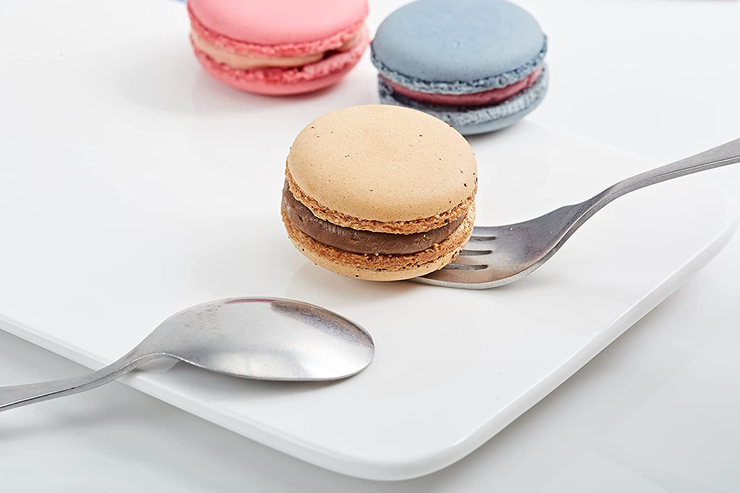 Exzact Children'S Cutlery12Pcs Stainless Steel 18/10 Kids Cutlery/Toddler Utensils/Flatware - 4 X Forks, 4 X Safe Dinner Knives, 4 X Table Spoons - Safari - Giraffe Elephant Lion image number 5