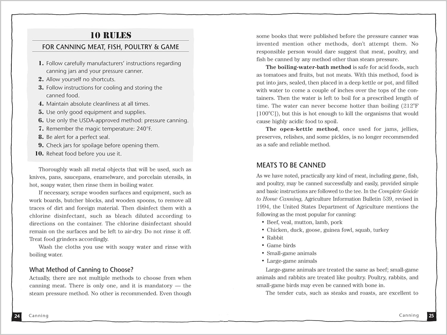 A Guide to Canning, Freezing, Curing & Smoking Meat, Fish & Game