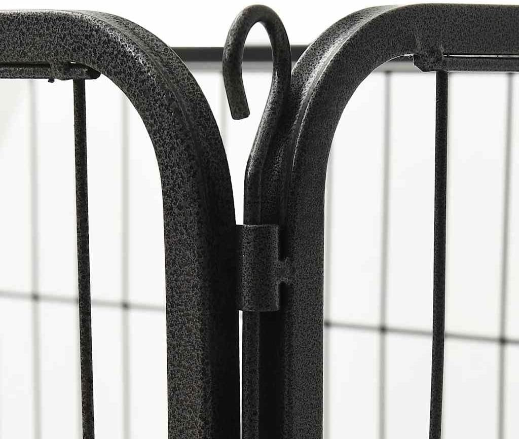 Puppy Playpen Steel 91.5X59X61Cm Pet Exercise Pen Dog Fence Indoor Outdoor image number 2