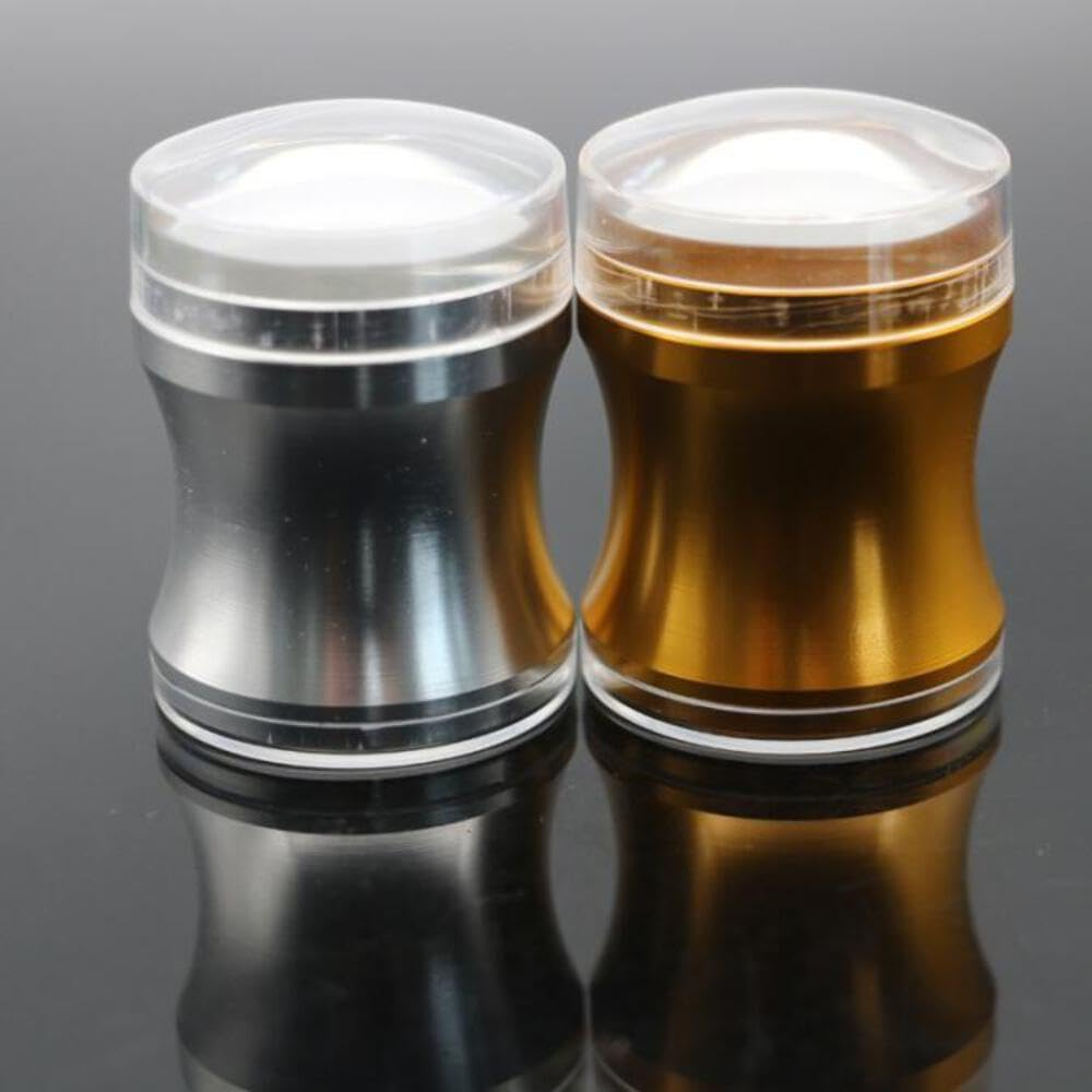 Stamper & Scraper ~ Gold or Silver ~ Large Diameter 4Cm image number 1