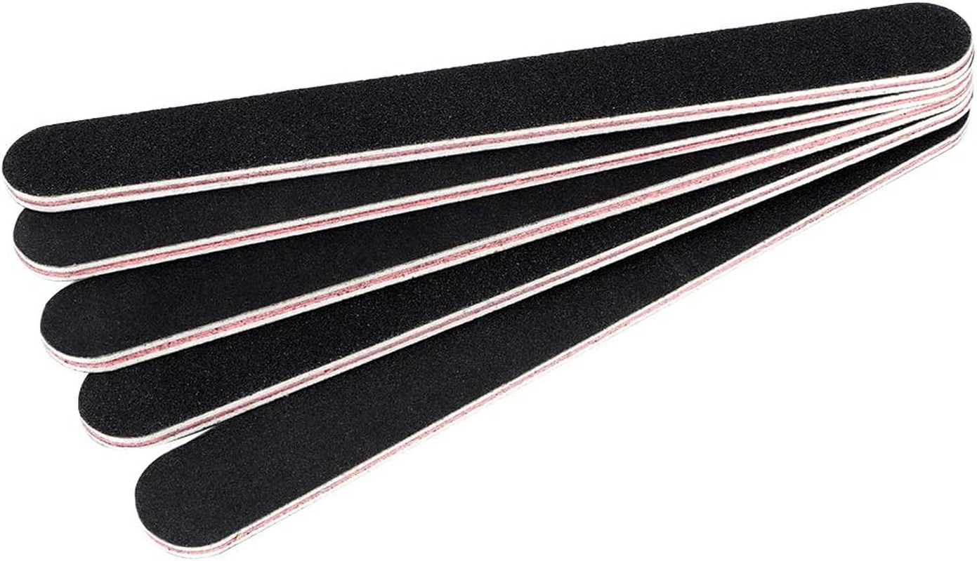 5Pcs Sanding Nail File, Double Sided round Head Nail Files and Buffers Manicure Tools Fingernail Files Nail File and Buffer Set Nail Buffer Block for Nail Salon image number 6