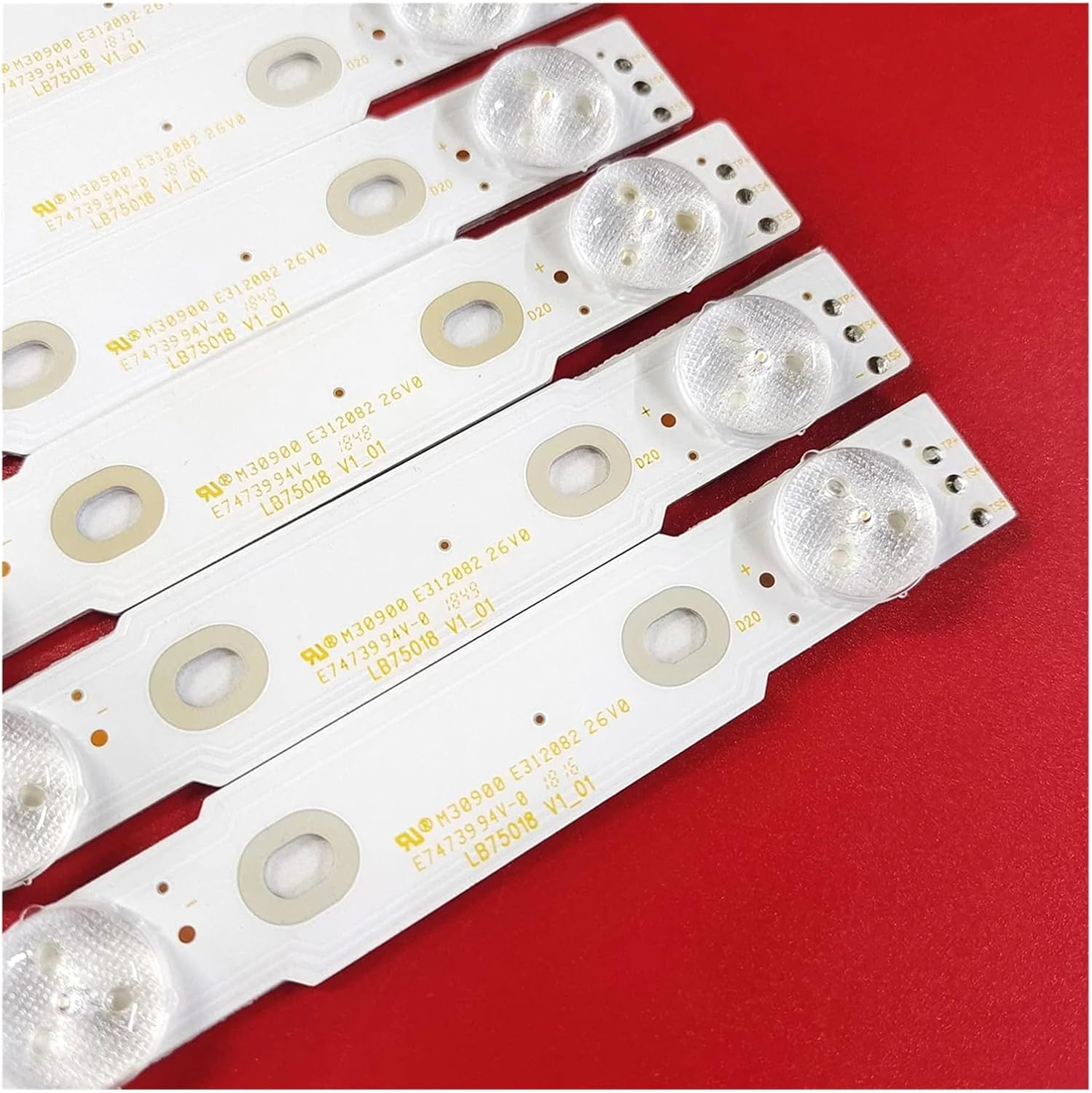 LED Backlight Strips for S-Ony 75" TV LB75018 V0_01 XBR-75X900 XBR-75X950G XBR-75X900F MBL-75030DB20AV0L 75030DB20AV0R
