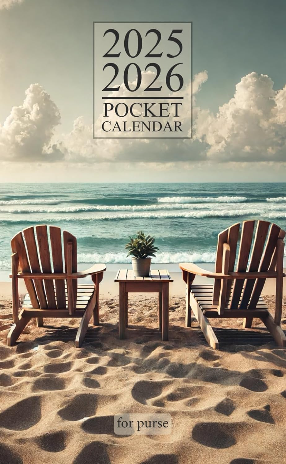 Pocket Calendar 2025-2026 for Purse: Small 2-Year Monthly Planner from January 2025 to December 2026