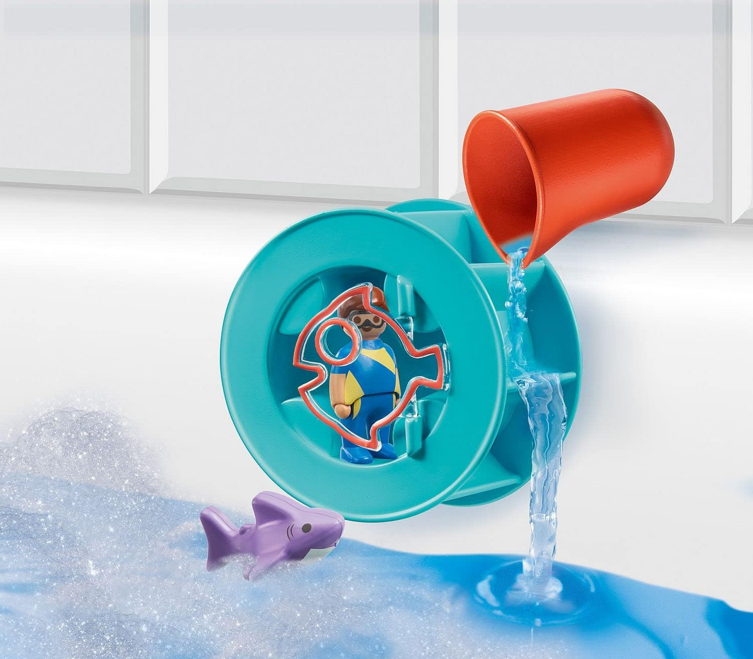 Playmobil - Water Wheel with Baby Shark image number 4