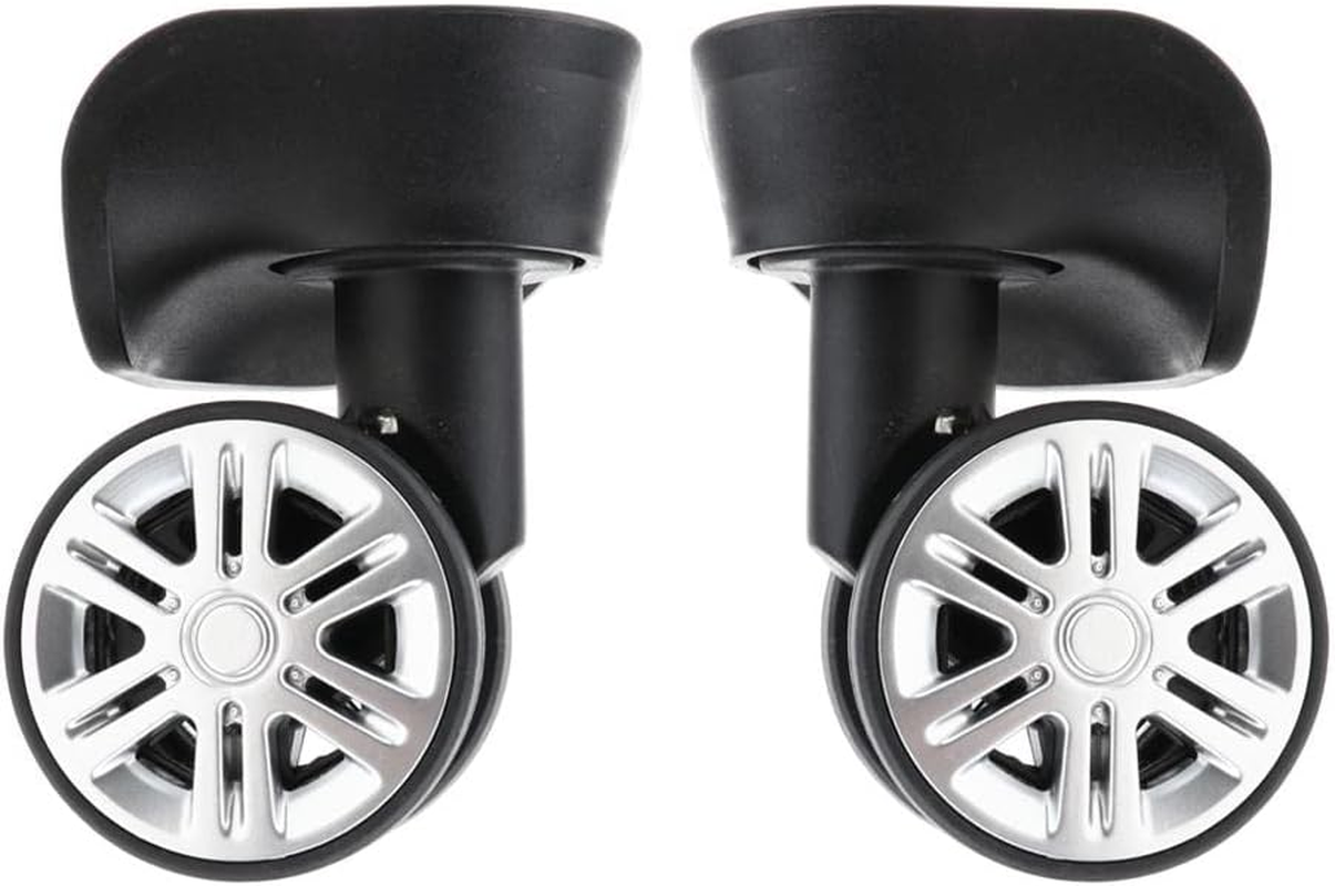 Ronyme Universal Swivel Suitcase Baggage Casters Cases Black image number 2