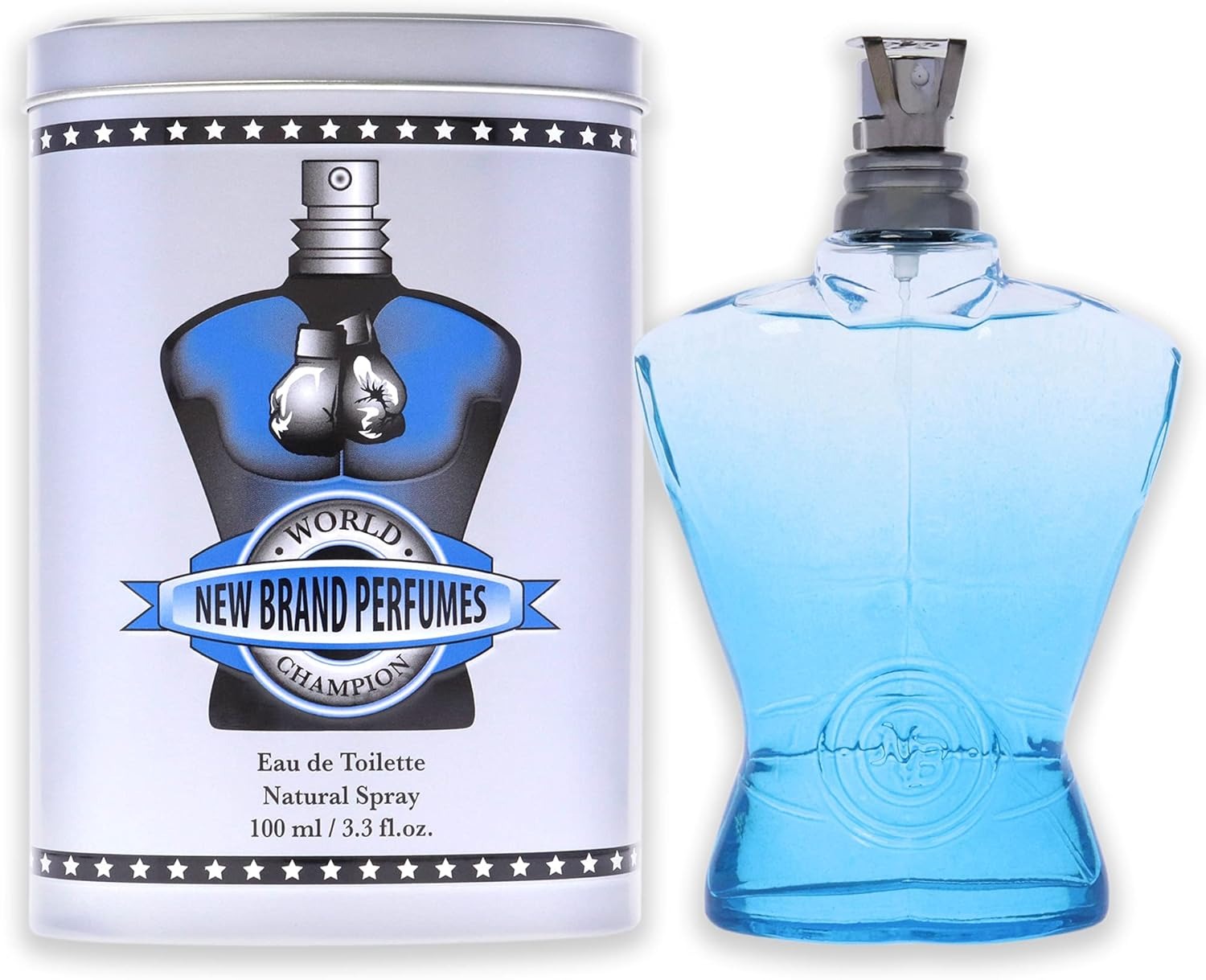 World Champion Blue by New Brand for Men - 3.3 Oz EDT Spray