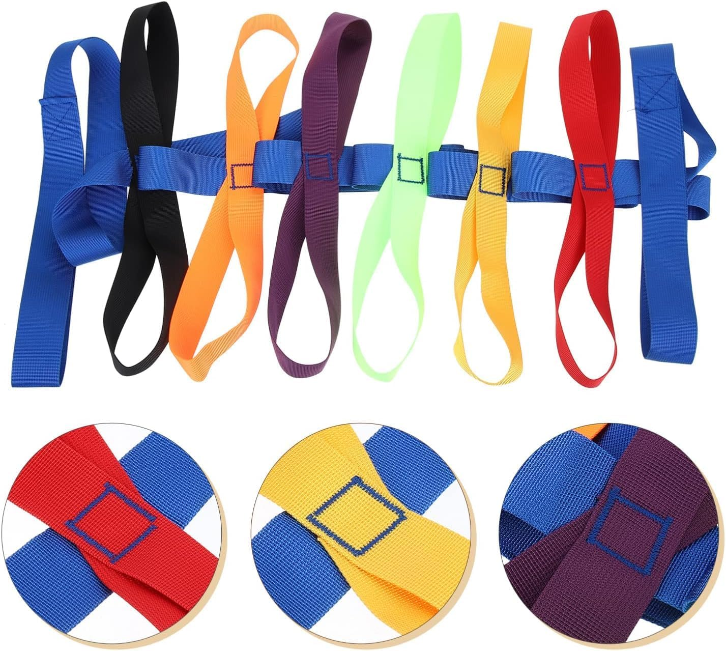 Walking Rope,Children'S Walking Rope,School Security Rope,Public Place Rope,Walking Ropes for Preschool Daycare School Kids Outdoor Colorful Handles,Children Safety Walking Rope with 12 Handles image number 1