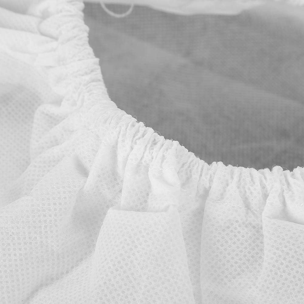 White Vacuum Tool Safe Nail Dust Collector Bag for Nail Beauty for Nail Art Salon (Pack of 10) image number 3