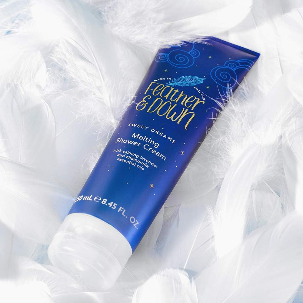 Feather & down Sweet Dream Melting Shower Cream (250Ml) - with Calming Lavender & Chamomile Essential Oils. Cruelty Free. Vegan Friendly. Natural Extracts. image number 6