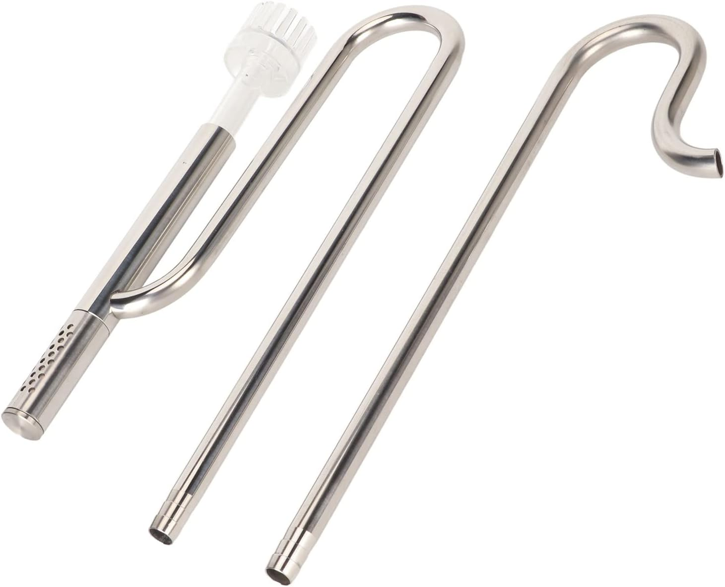 Lily Pipe, 360 Degree Rotation Skimmer 304 Stainless Steel Inflow Outflow Pipe Set Prevent Corrosion for Fish Filter (16Mm Water with 16Mm Deoiling Film Inlet) image number 2