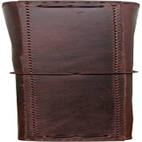 Travelers Notebook Cover with Inner Pockets, Card Slots and Pen Holder, A5 Size, Dark Brown