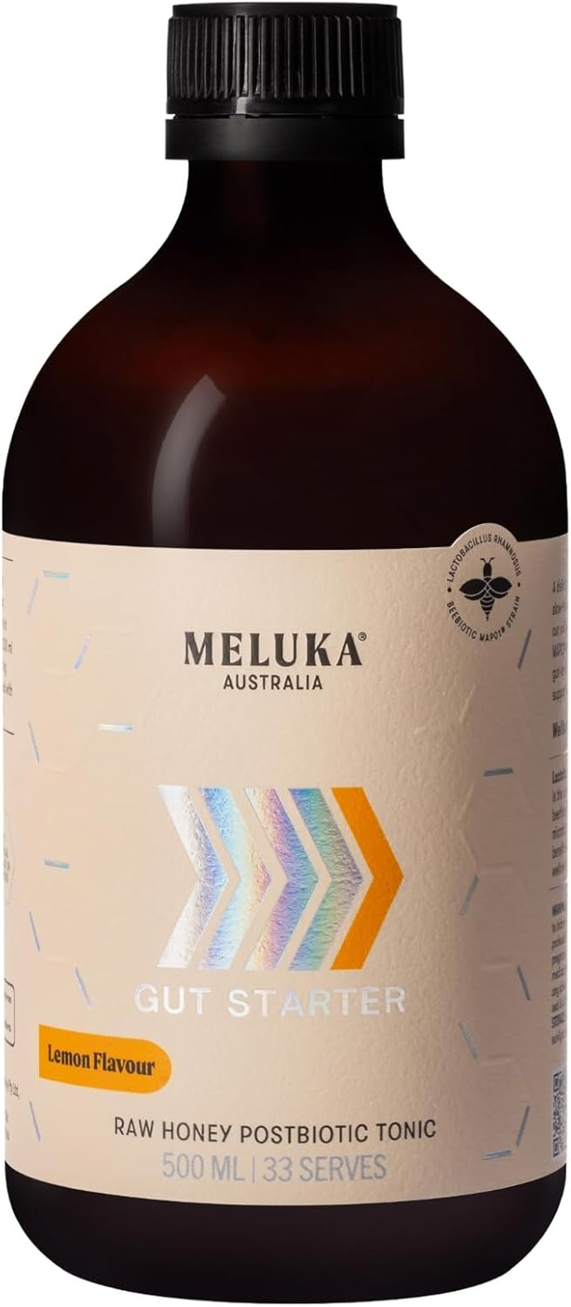 Gut Starter- Raw Honey Postbiotic Tonic, Lemon Flavour