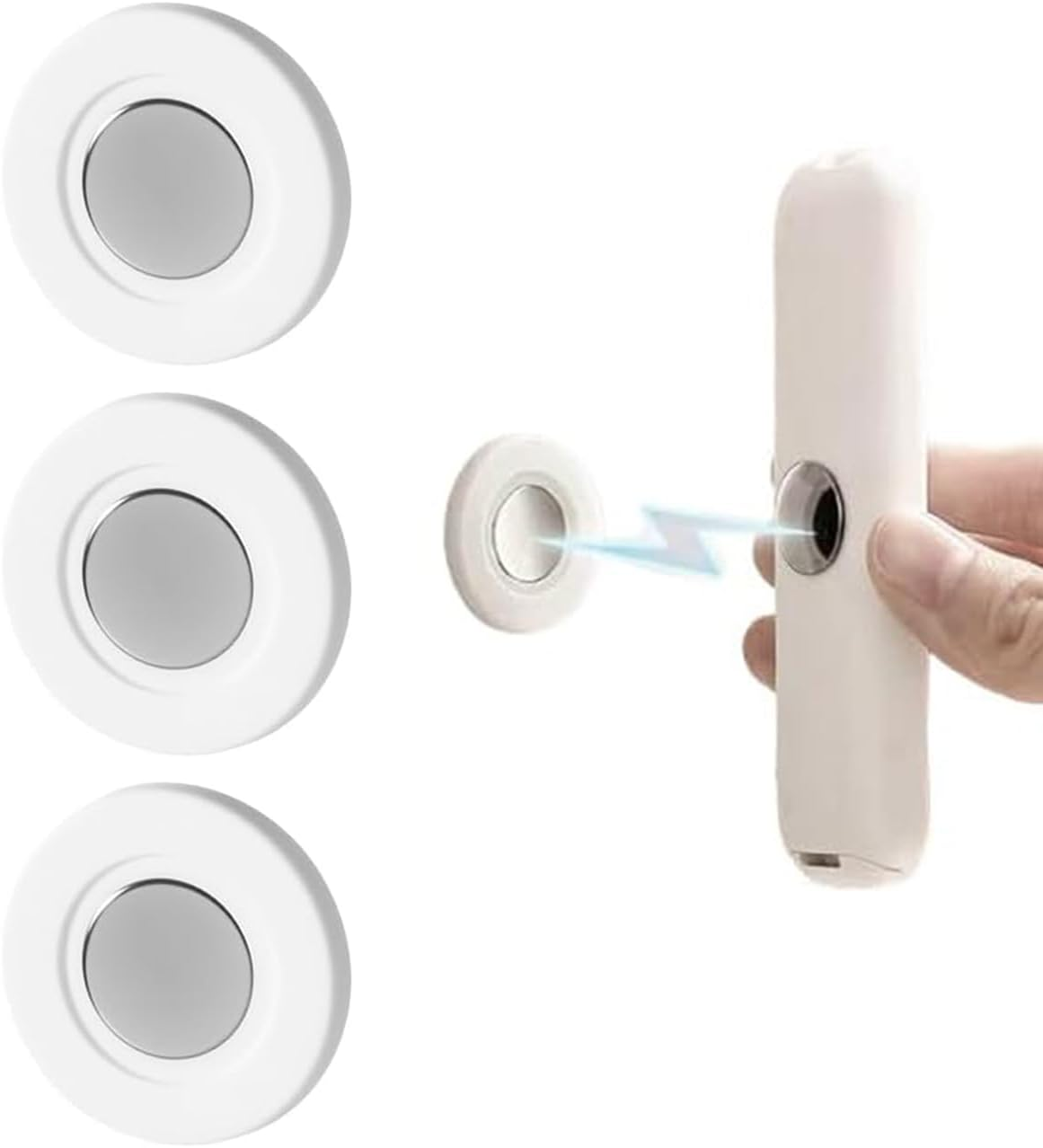 Magnetic Remote Control Holder Wall Mount [Upgraded Super-Strong] Multi-Purpose Magnetic Organizer Storage Stand for TV & Appliance Remote, Self-Adhesive No Drilling Mount, Sleek Design,3 Pack image number 3