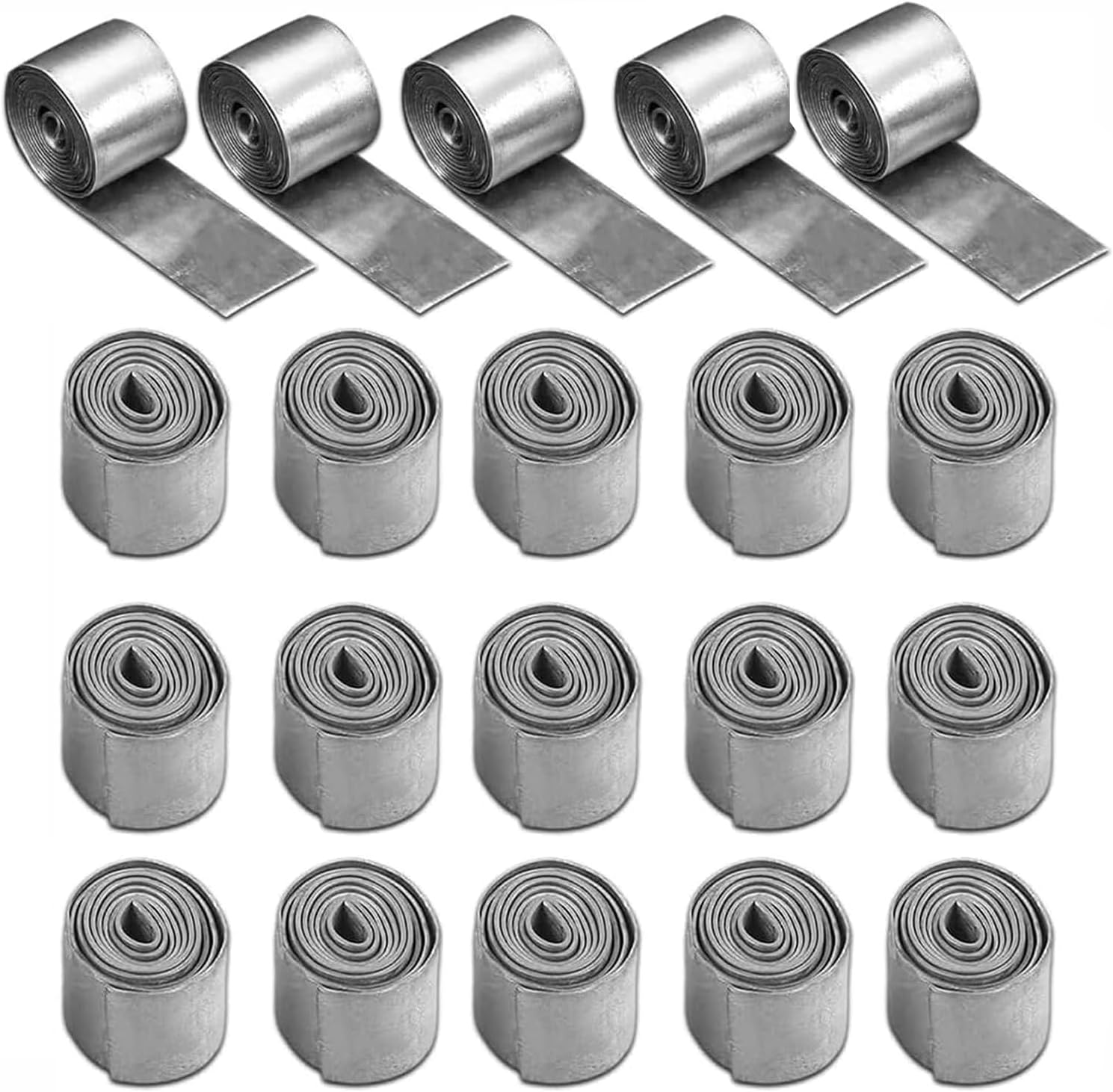 &lrm;BEANPRECOY Leads Sheet,1Mm Thick Leather Strips for Fishing Gear 20 Rolls Fishing Soft Sheet Strip Sinkers Weights Tackle Accessories Supplies New,Balance the Fishing Accessories Group image number 3