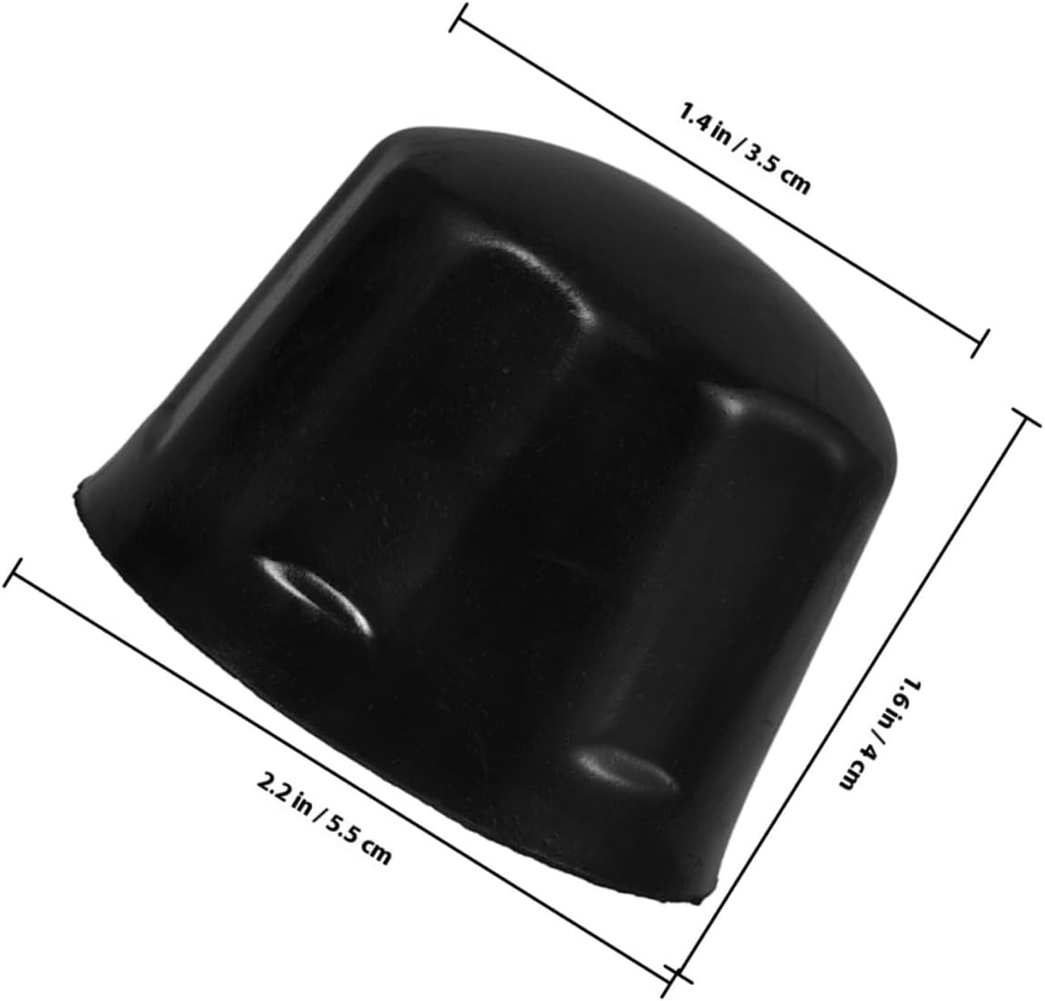 Mobestech 2Pcs ATV Wheel Covers Rubber Wheel Rim Caps for ATV Tire Rim Protection image number 2