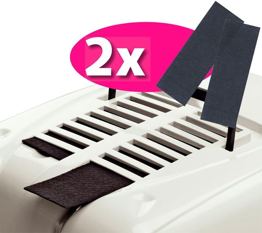 Ferplast Closed Cat Litter Tray, Cat Litter Box, 2 Anti-Odor Activated Carbon Filters Included, Darkened Swing Door, 39.5 X 52.5 Xh 38 Cm, Clear CAT 20 Litter Tray, Mixed Colors image number 5