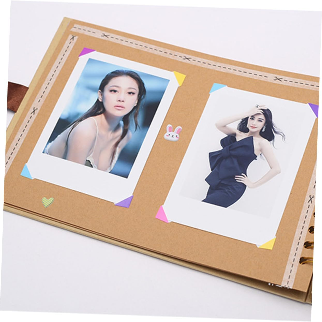 Scrapbooking Album Photo Book Diy Page Turning Handmade Album for Travel Graduation Wedding