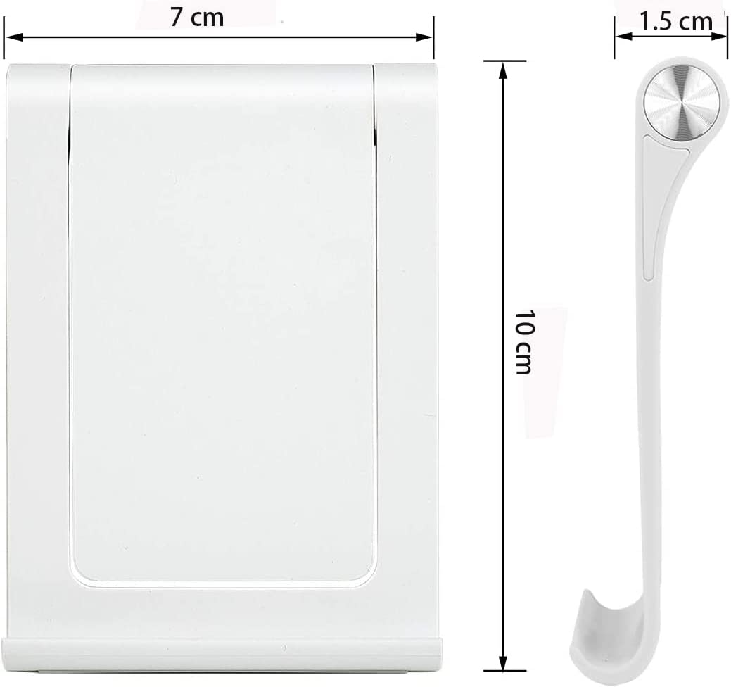 Phone Stand Holder Multi-Angle Adjustable Phone Desk Stand Tablet Holder for Iphone 17 16 15 14 13 12 11 Pro Max XS XR 8 plus 6 7 Galaxy S22 S21 S20 S10 S9 S8 Android Smartphone (White) image number 2