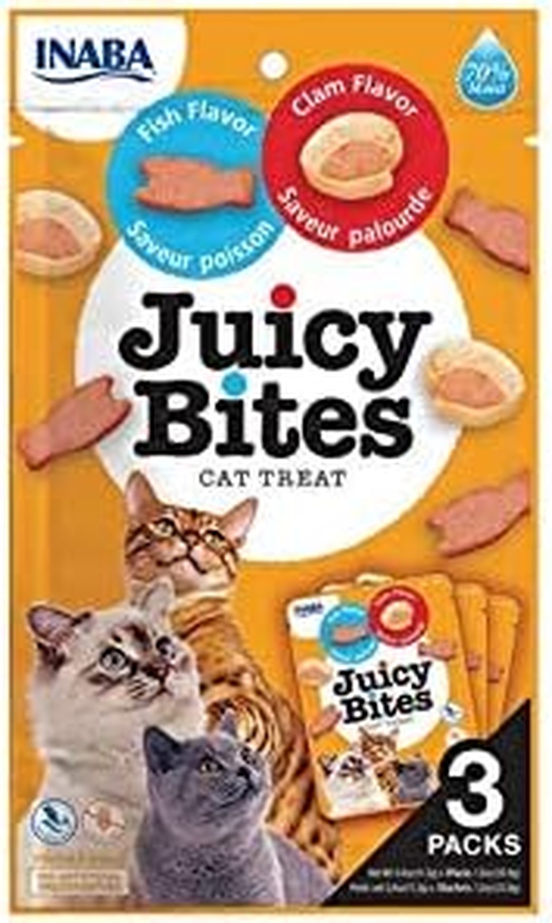 Inaba Juicy Bites Fish & Clam (Cat Treat) 6X34G