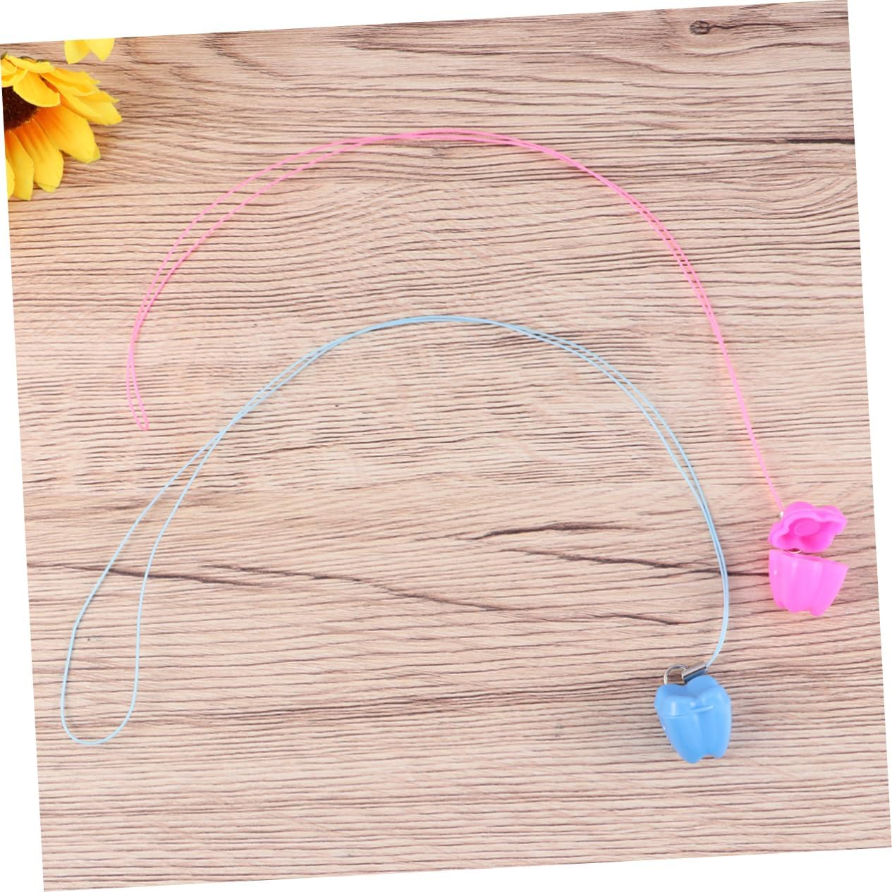 CLISPEED 5Pcs Teeth Storage Box Keepsake Box for Boys and Girls Born Teeth Christmas image number 5