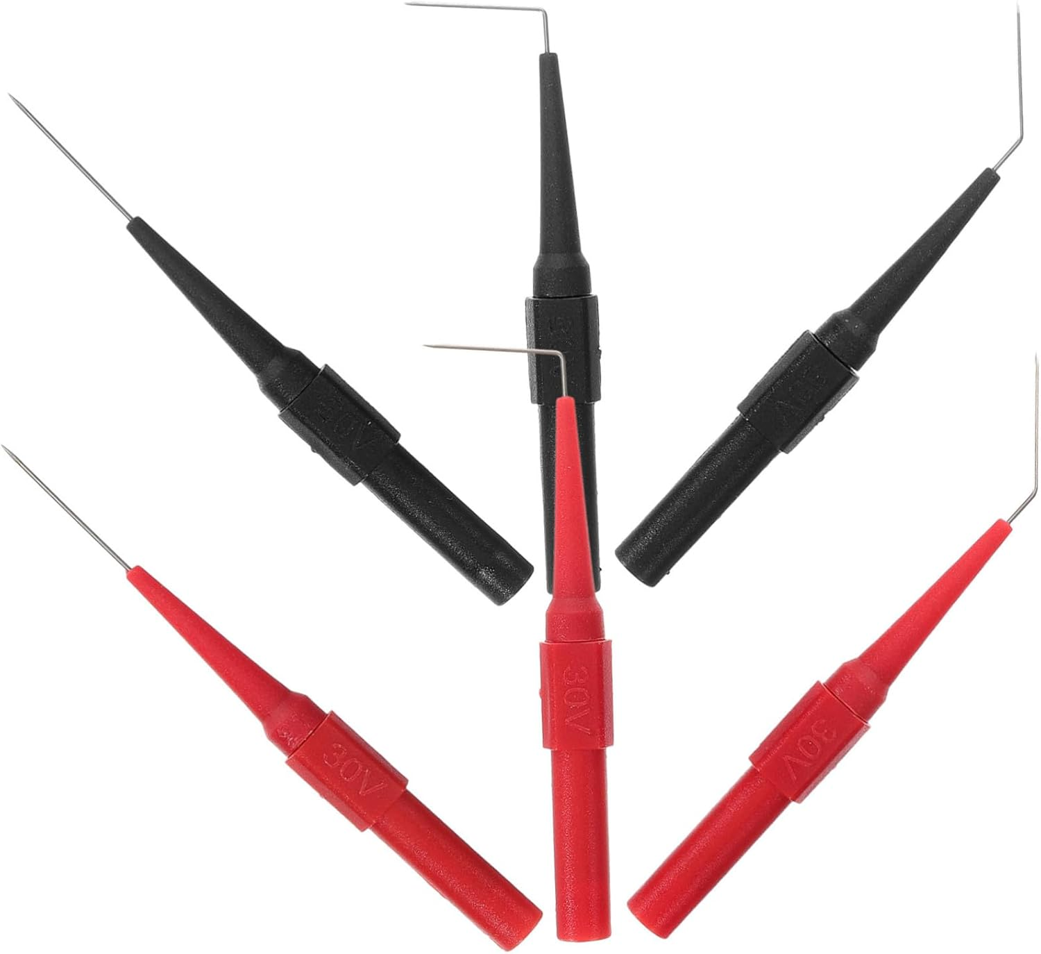 TOYZFRIENDY 12Pcs Multimeter Probes Test Leads Probes Automotive Electronics Fine Tips image number 2